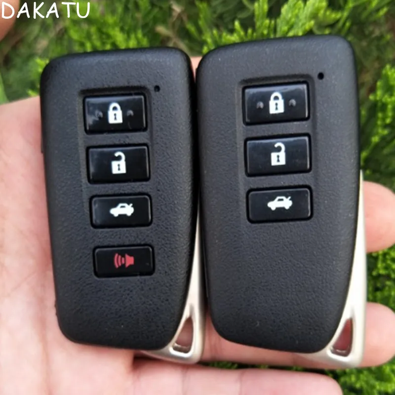 Умный чехол для ключей DAKATU 3/4 кнопки Lexus IS ES GS NX RX смарт карта с экстренным