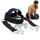 Головной шейный тренировочный головной убор для тела прочный регулируемый ремень для упражнений шейный силовой тренажер для мышц тренажерного зала фитнеса шапочка с подшипником