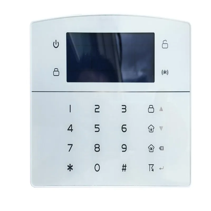 Wired Alarm System FC-7640 ABS RJ45 Ethernet TCP GSM Alarm With 128 Wired Bus Zone Control by Smart Security And Web IE enlarge