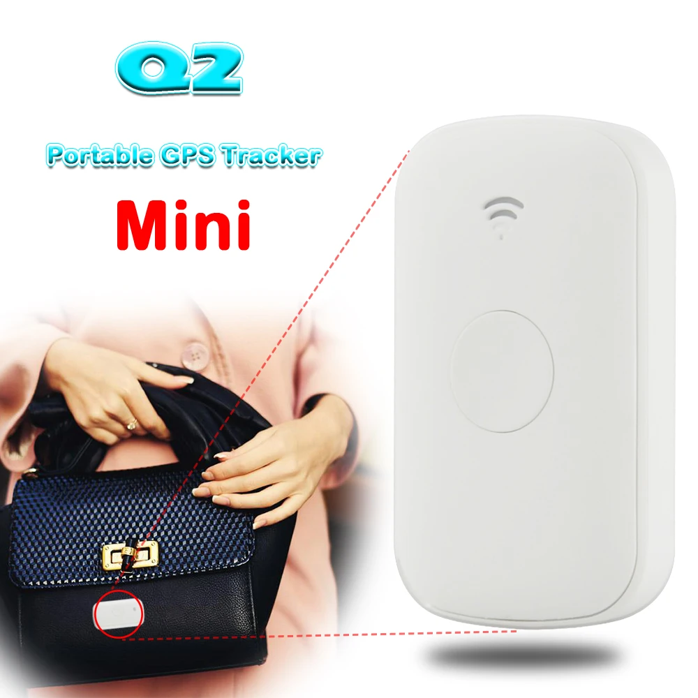 Мини GPS трекер Q2 водонепроницаемый смарт GSM локатор для детей пожилого возраста с