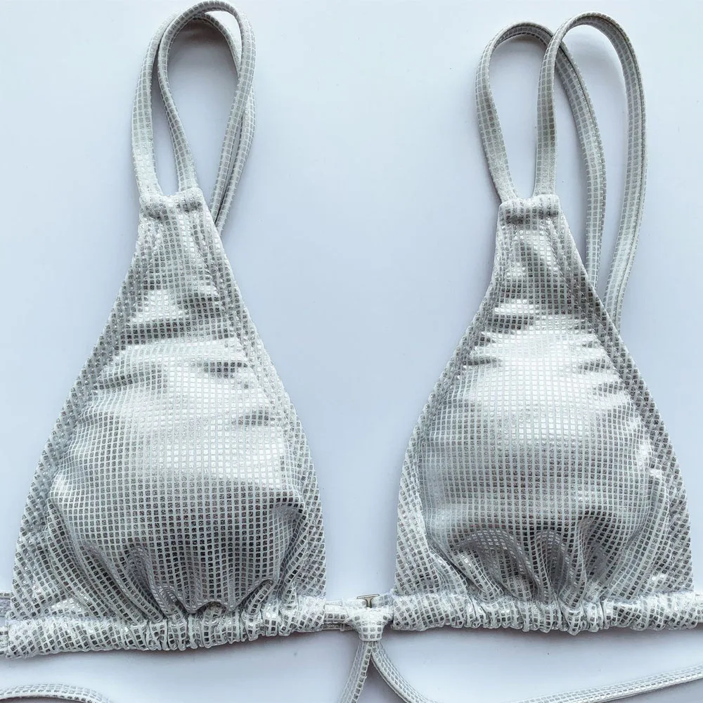 

Sliver Wrap Around Mini Brazilian Bikini Women Micro Swimwear Female Swimsuit Two-pieces Bikini Bather Bathing Suit Swim Lady