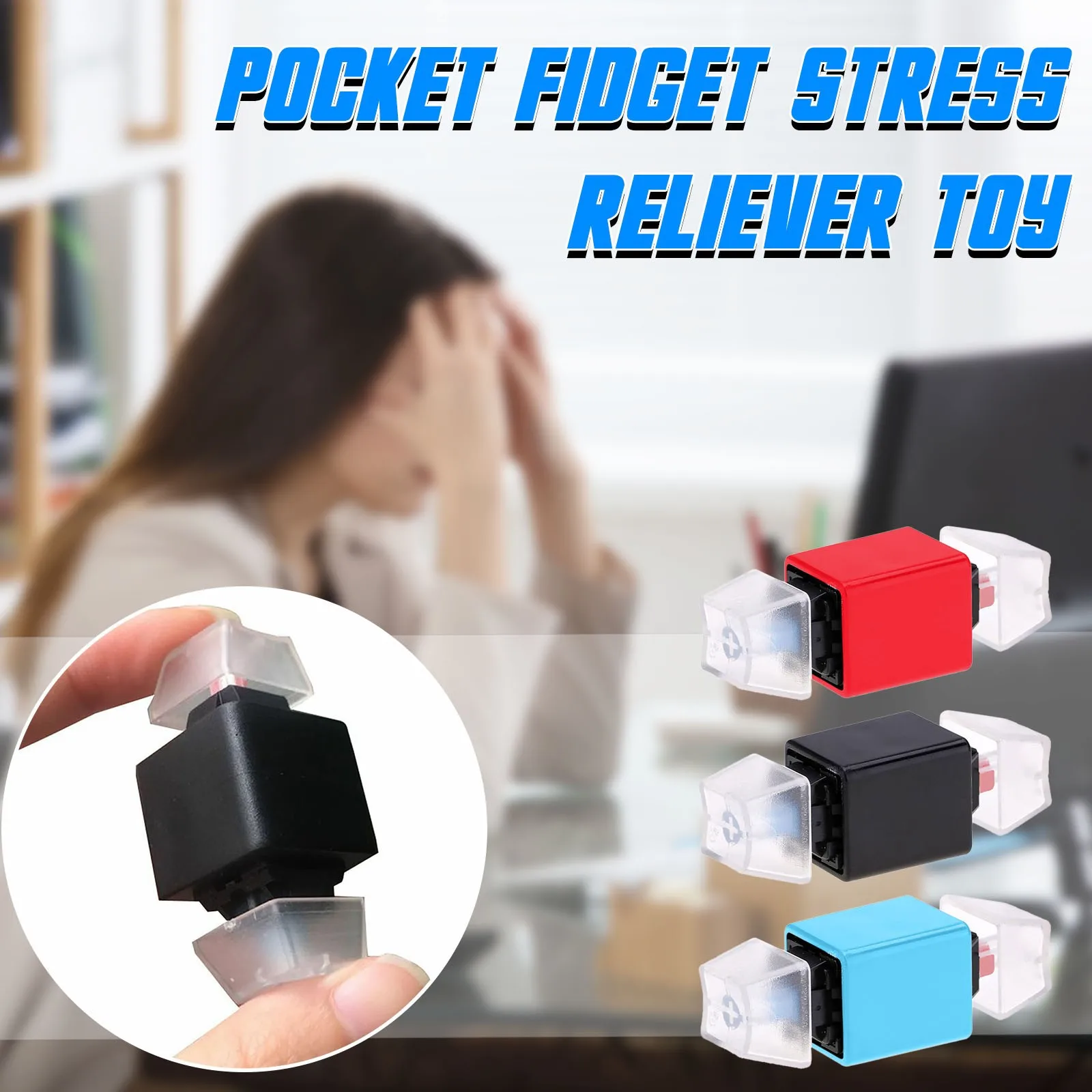 

Antistress Fidget Toy Pocket Keyboard Creative Gift Adult Fidget Mechanical Switch Press Novelty Finger Toys Abreact Brinquedos