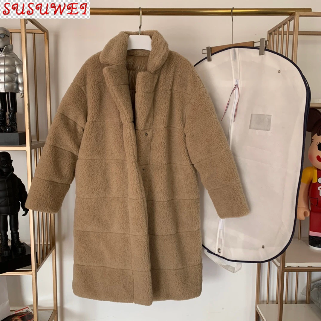 

Роскошный дизайн 2021, двустороннее двухстороннее гусиное пуховое пальто большого размера в уличном стиле, весна-осень