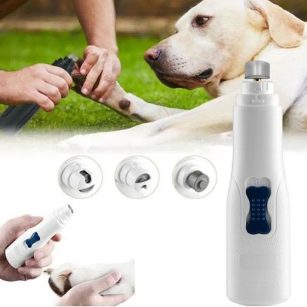 

Electric Pet Nail Grinder Painless File Trimmer Polisher Professional Grooming Tool Dogs Cats Claw Paws Clipper For Dog Pet Nail