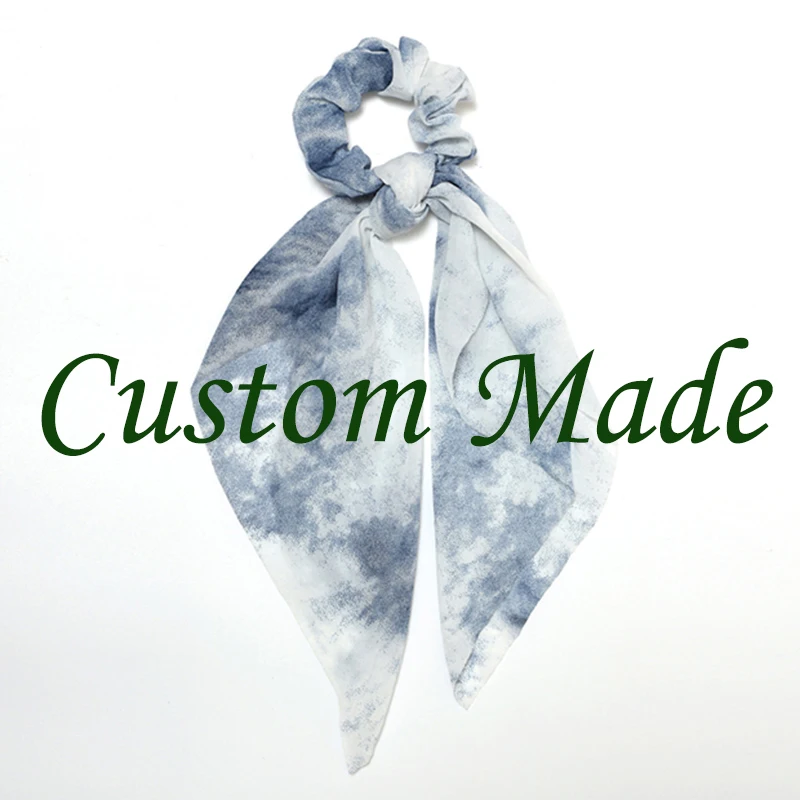 

Luxury brand classic scarf fashion imitation silk classic geometric pattern tie ribbon satin ribbon lady WJ20041