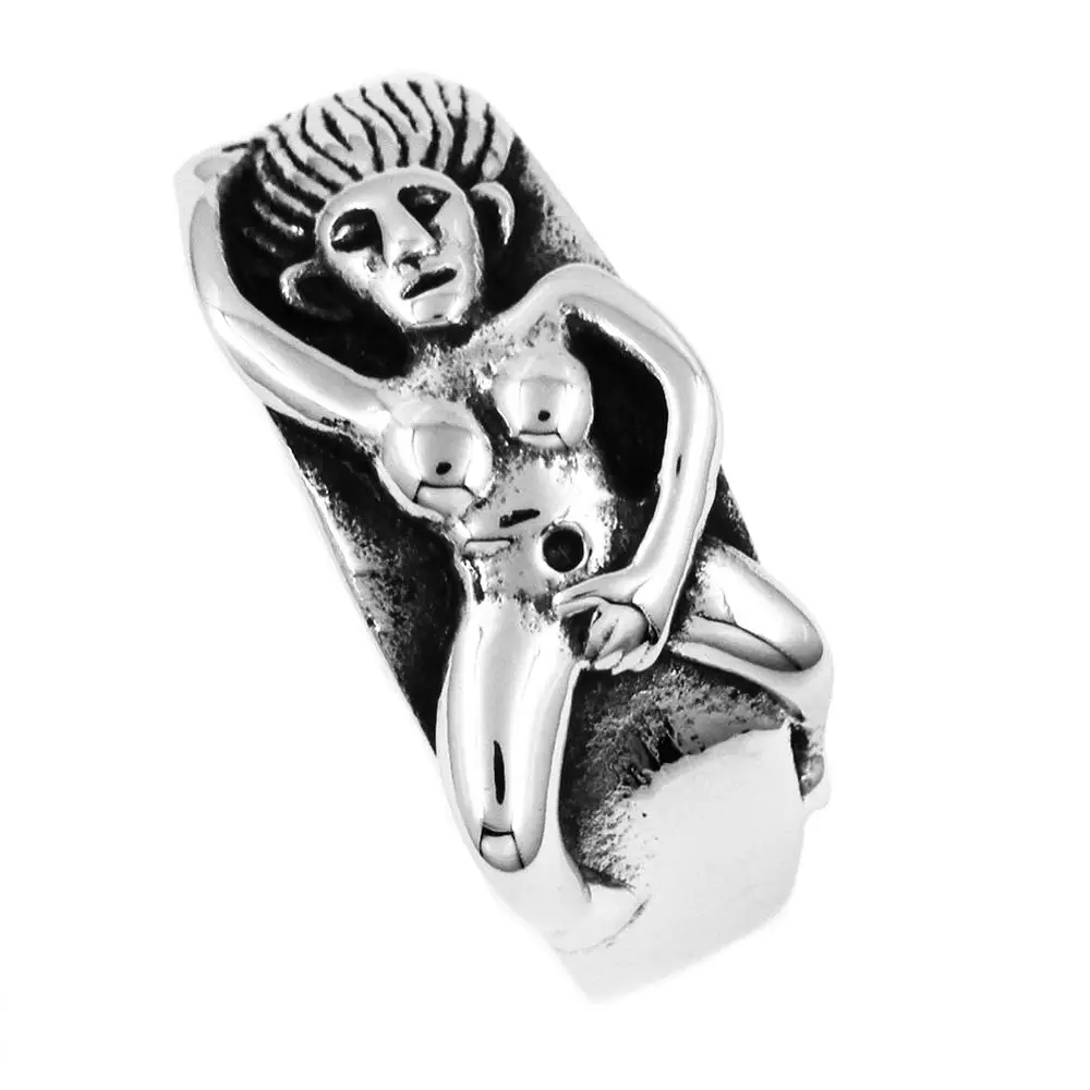 Ювелирные изделия из нержавеющей стали для фанатов сирена моря Обнаженная