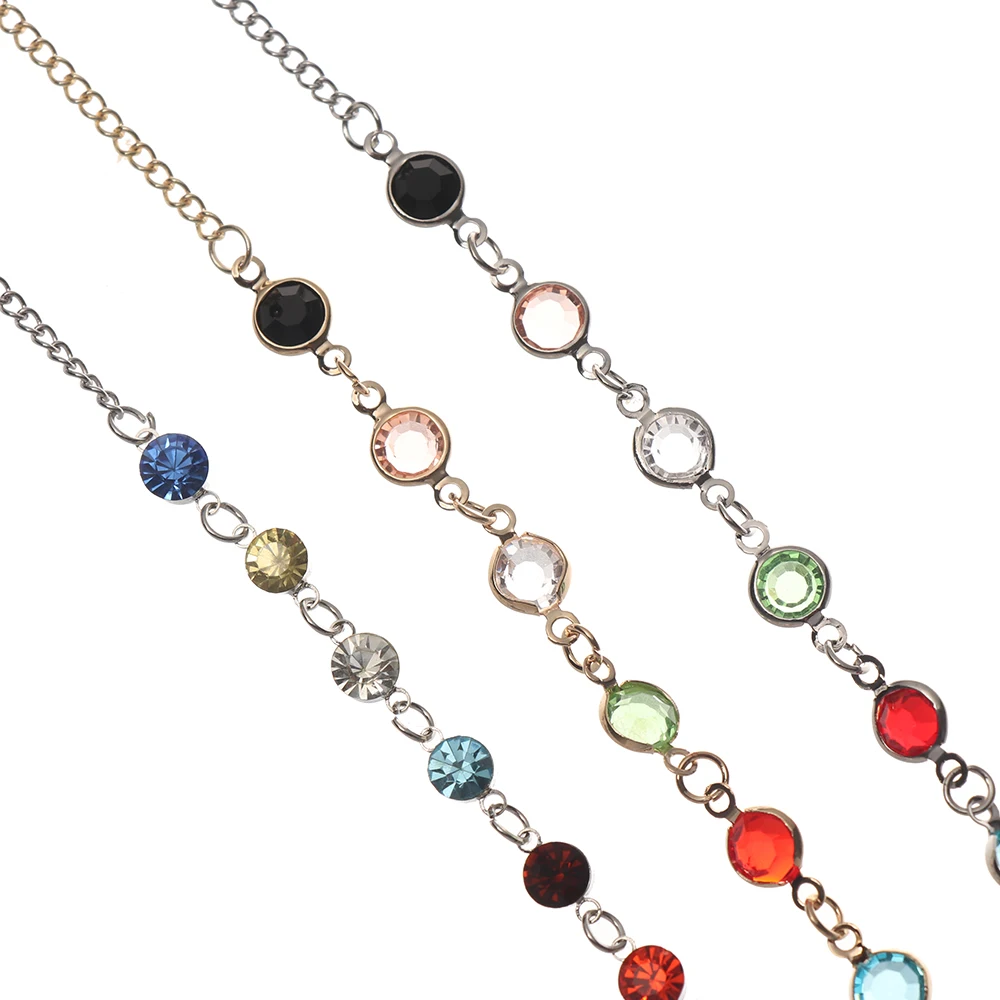 Стеклянные бусины Длинная цепочка для очков женщин и мужчин шнурок ремень