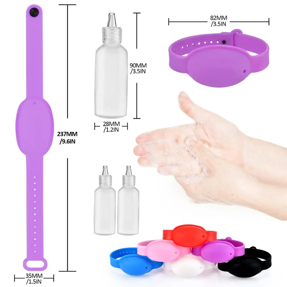 6 шт. силиконовые диспенсеры для мытья рук|Переносные дозаторы мыла| |