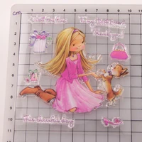 1010cm kawaii transparent seal clear silicone stamp cutting diy scrapbooking rubber coloring embossing diary decor reusable
