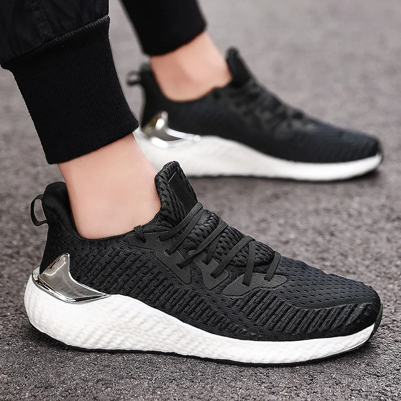 Мужские кроссовки для бега сетчатые дышащие повседневная спортивная обувь улицы