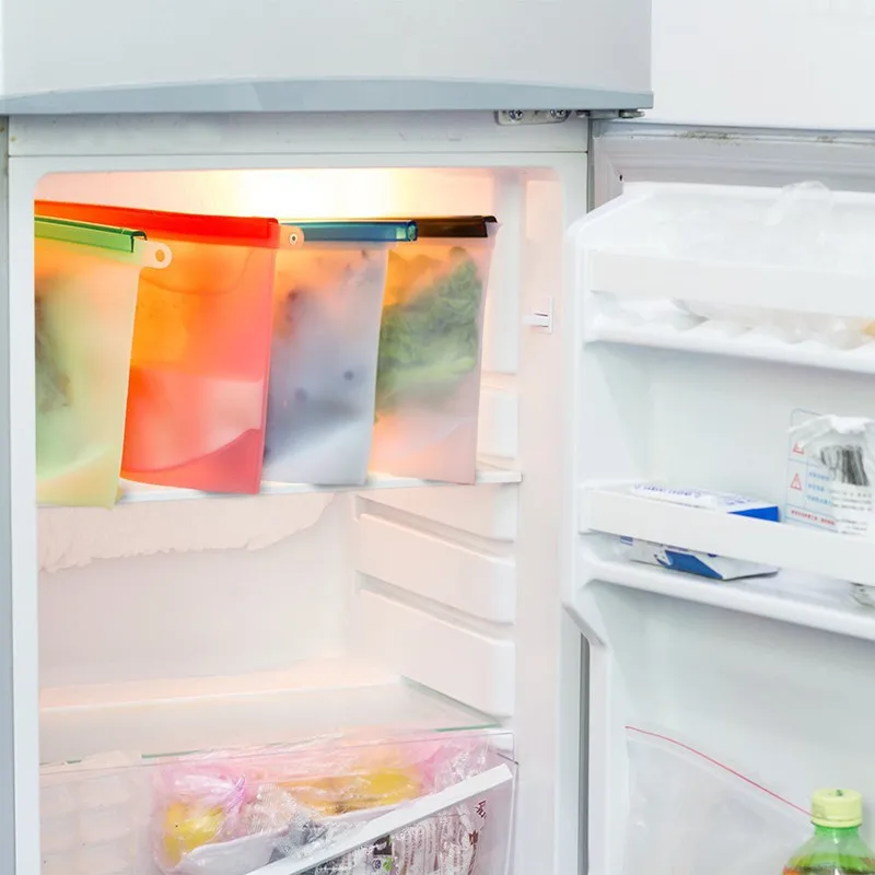 Многоразовый вакуумный силиконовый Пакет для хранения продуктов 1000