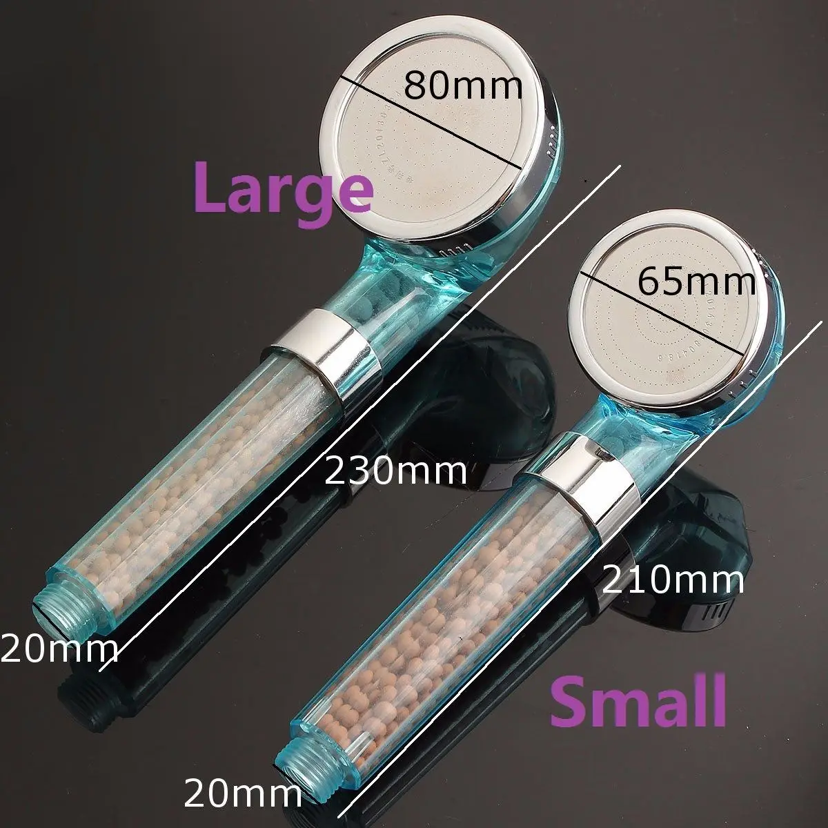 

Anion SPA Water Saving Bathroom Shower Head Filtration Handheld Nozzle Shower Heads High Pressure Water Shower