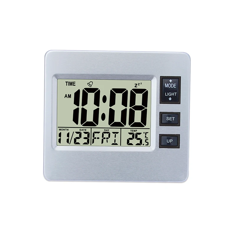 

JIMEI H306-Light LCD Digital Mini desktop Alarm Clock With Hygrometer Thermometer calendar LCD clock with backlight