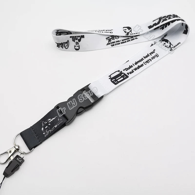 Брелок для ключей с нейлоновой вышивкой надписью Paul Walker | Автомобили и мотоциклы