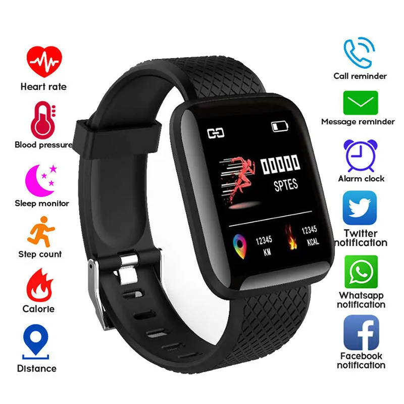 

Fashion Smart Electronic Watch For Men Women Heart Rate Wristband Sports Watches Blood Pressure Band Waterproof Kids Wrist