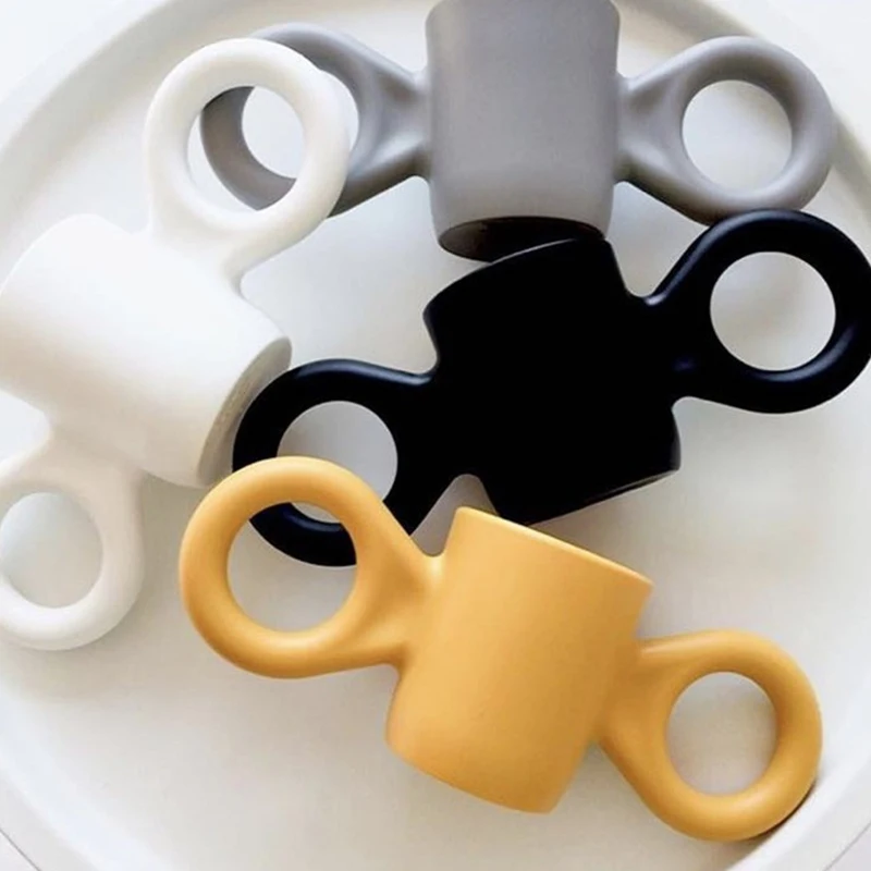 Детская портативная кружка с ручкой для кофе молока путешествий разных цветов