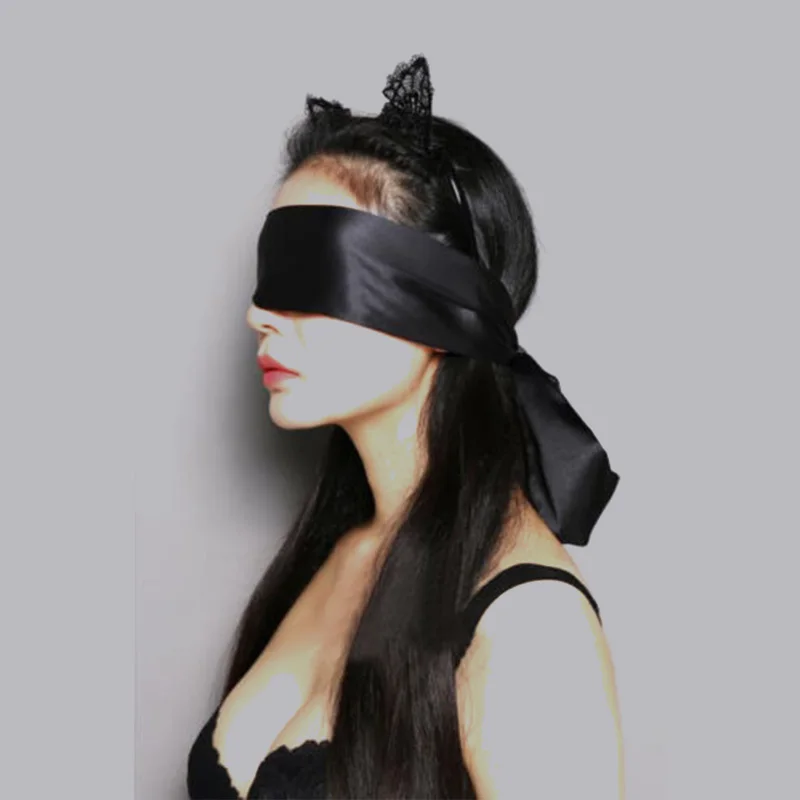 Сексуальный женский повязка на глаза наручники удерживающие Наручники