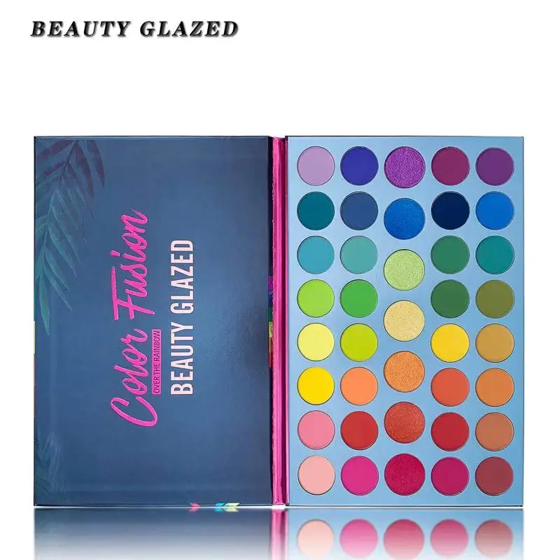 Beauty Glazed Eye Makeup Nudes Palette 39 цветов мерцающие матовые тени для век шелковистая пудра