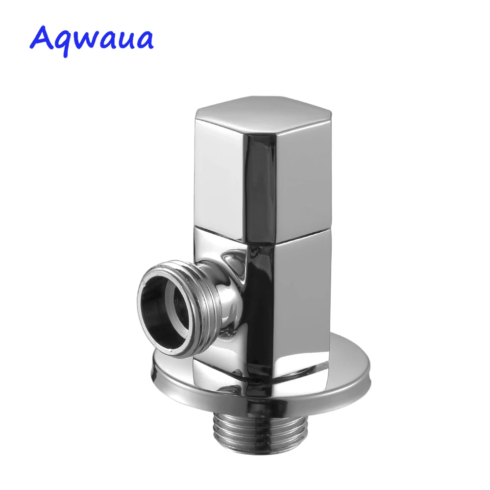 Aqwaua водяной клапан Кран угловой кран латунный дивертер G1/2 "унитаз душевая