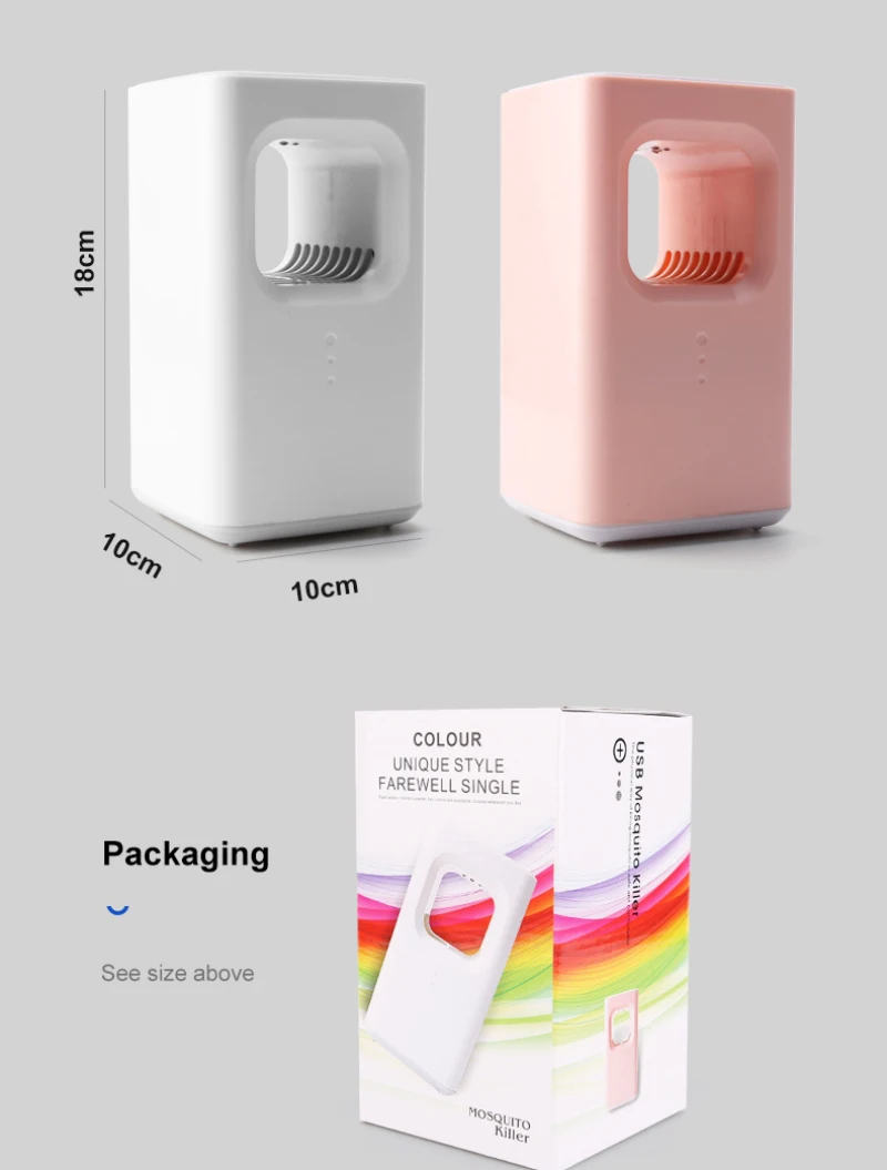 

New USB Photocatalyst Mosquito Killer Lamp Mosquito Repellent Mosquito Catcher Mute Noise Reduction Physical Mosquito Control