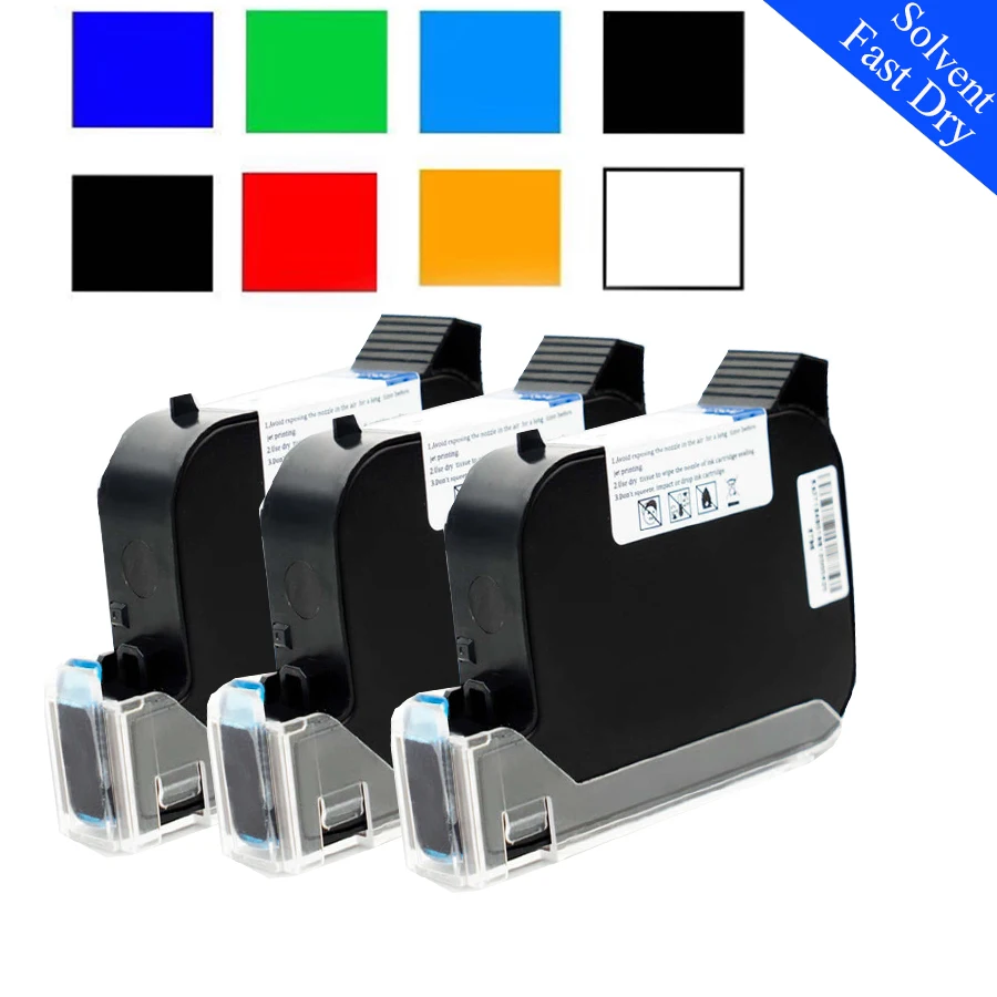 

handheld inkjet printers Ink Cartridge Compatible For JS12/ JS10 /2588/2580 for 12.7mm Fast Dry Colorful Ink Quality