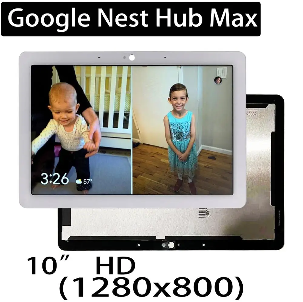 Original para o Google Lcd e Tela de Toque Novo Casa Ninho Hub Max Display Digitador Assembléia 10.1 Lcd