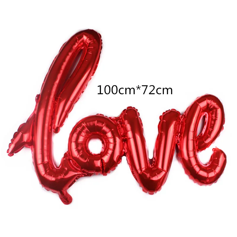 1 шт. 40 дюймов сиамские любовные буквы красочные фольгированные шары для свадьбы