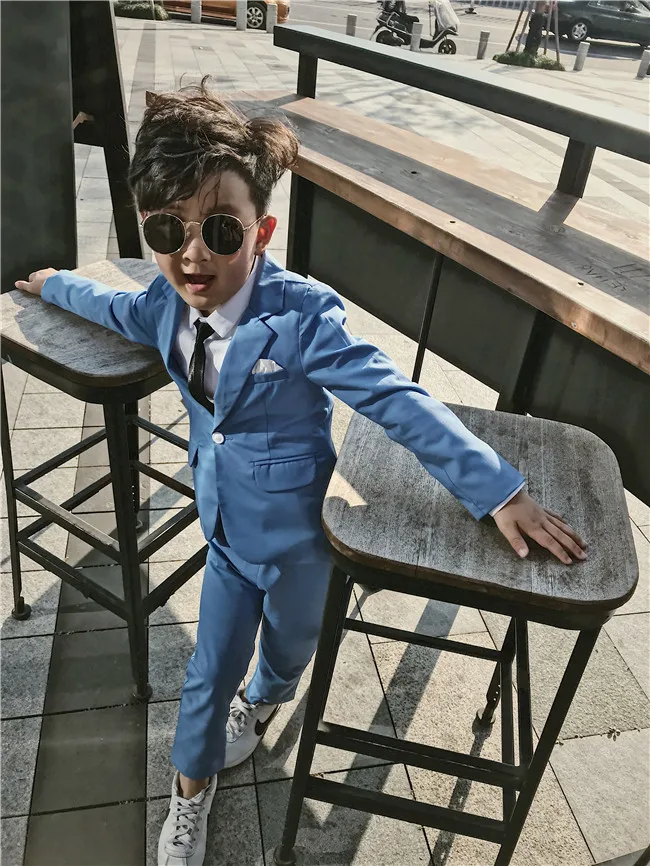 3 шт. детский Свадебный костюм для мальчиков Блейзер куртка + жилет брюки | Мать и