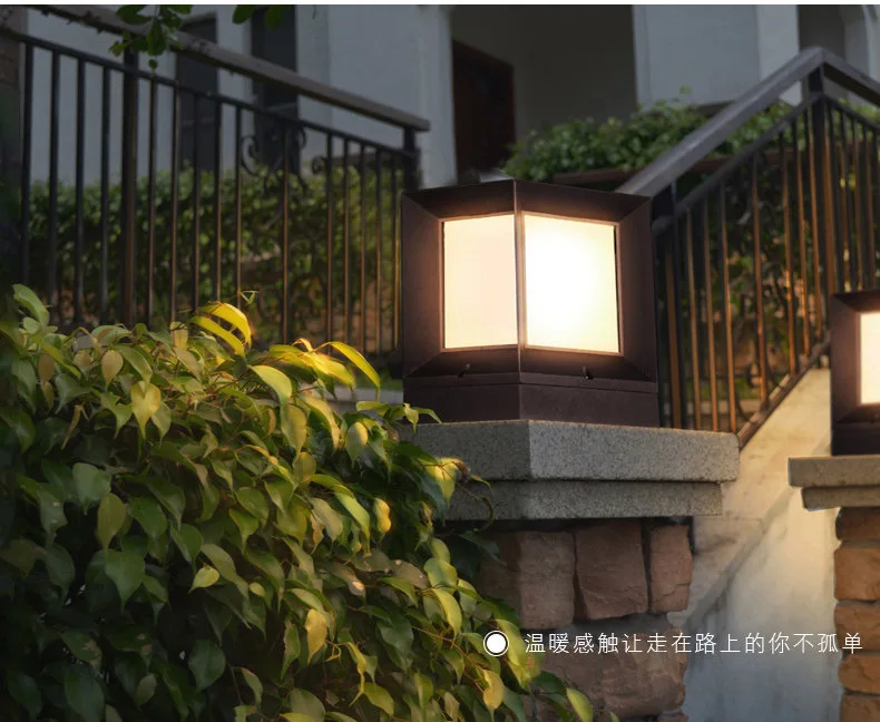 

lamp outdoor garden stigma lamp waterproof outdoor garden villa fence gate light lamp pole lamp