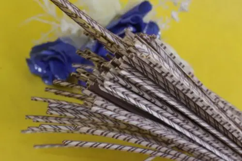 25 полосок внутренней обвязки гитары фигурная пурпурная деревянная инкрустация