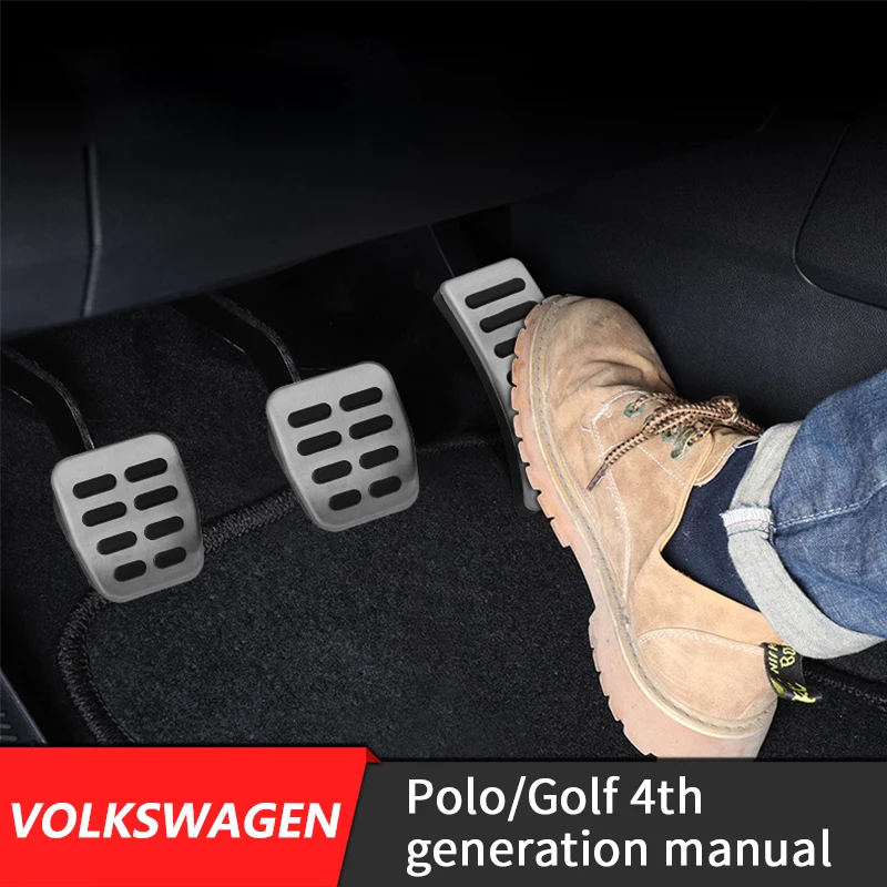 Ножная педаль для автомобиля накладки VW Bora Jetta Mk4 98 04 Golf 05 New Beetle 2002 2010 Polo 9N 9N3 MT