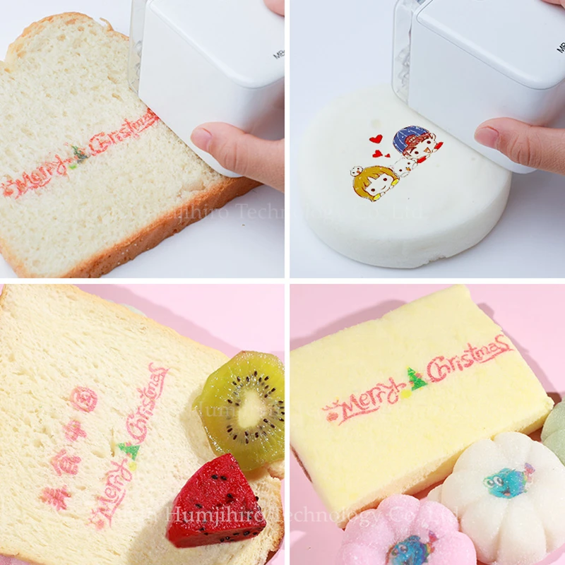 В наличии съедобный чернильный Mbrush принтер Мобильный цветной ручной кофейный