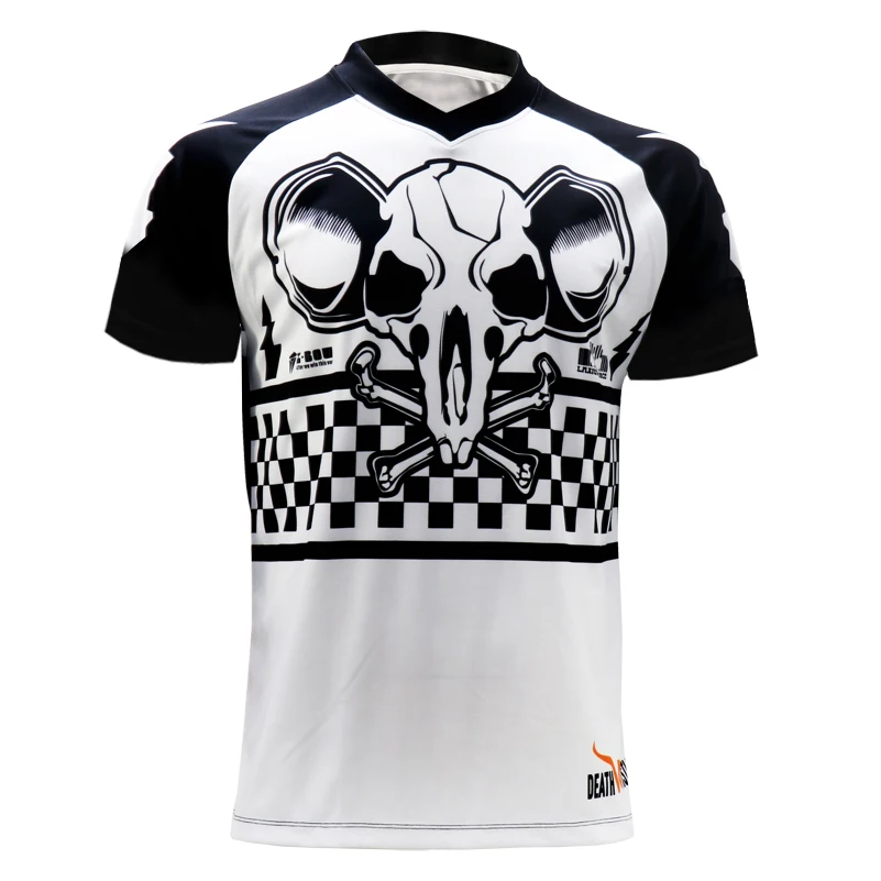 

Мужская велосипедная рубашка DH MX, дышащая футболка с коротким рукавом для езды на мотоцикле или велосипеде по бездорожью