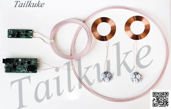 Высокомощный 15 20 вт дистанционный беспроводной зарядный модуль схема PCBA