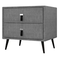russia imported all pine simple modern drawer fabric storage bedside table