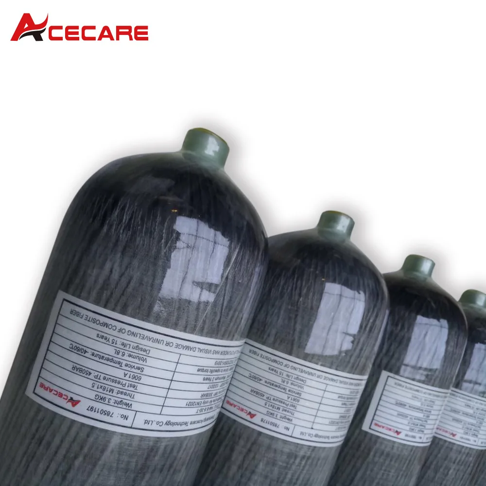 Acecare цилиндр высокого давления 6.8L/9L/12L Pcp Air Rifle Scuba Tank 4500 Psi Condor/цилиндр из углеродного волокна для дайвинга
