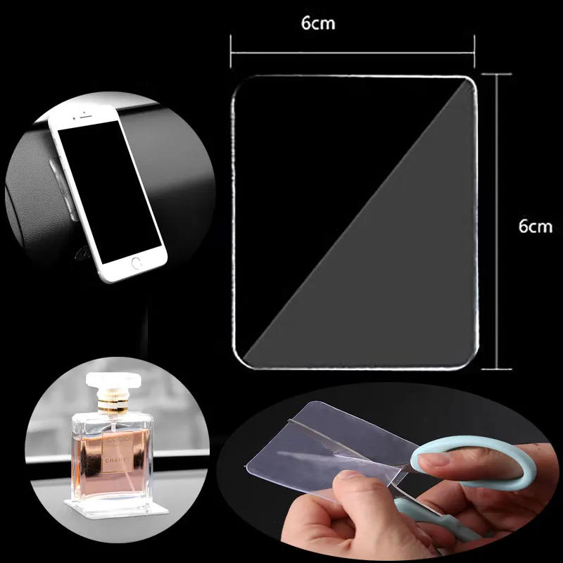 10/20Pcs Powerful Non-Mark Sticker Photo Wall Auxiliary Double-Sided Adhesive Nano Tape Two Sides Mounting Home Office Decor |