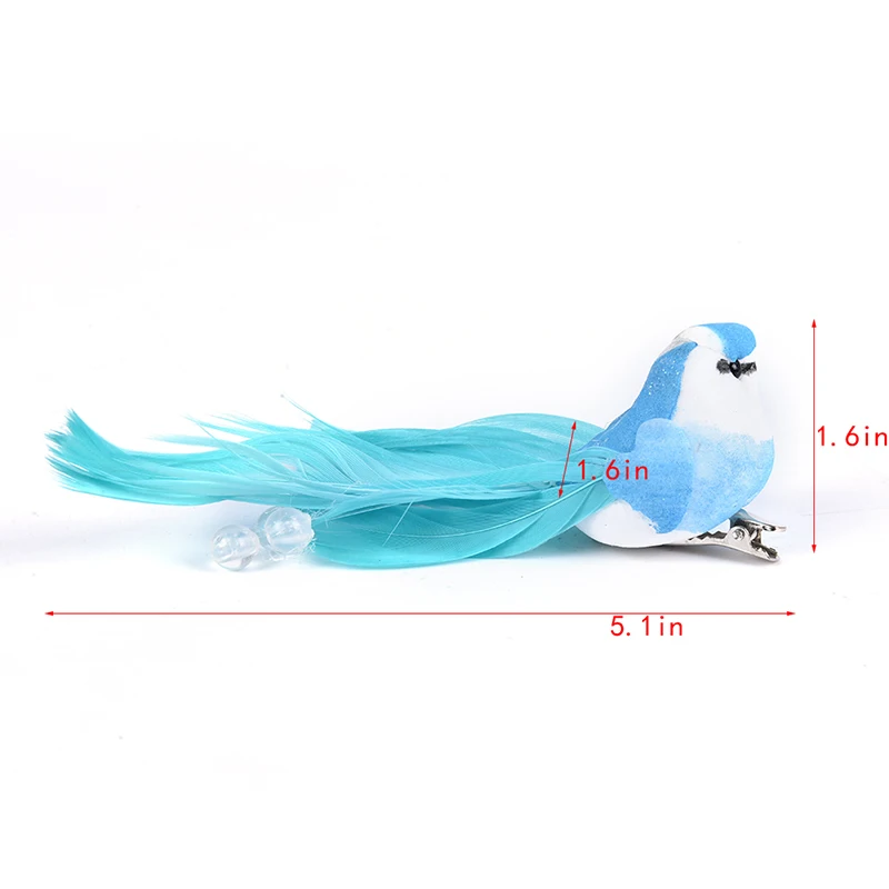 

1pc New Artificial Forest Parrot Bird Mini Animal Model Garden Lawn Yard Ornament Decoration