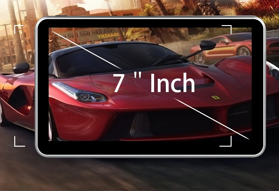Anfilite H55 7 дюймовый емкостный экран Android Автомобильный gps навигатор четырехъядерный 512 М 16 ГБ Автомобильный видеорегистратор две камеры 1080P рекордер