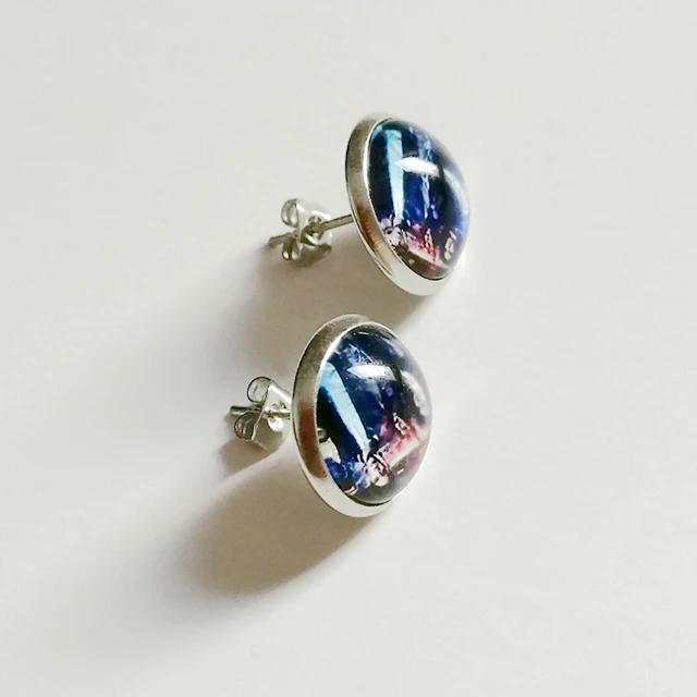 Новые серьги с розовым фламинго забавные серьги-гвоздики птицами подарки для