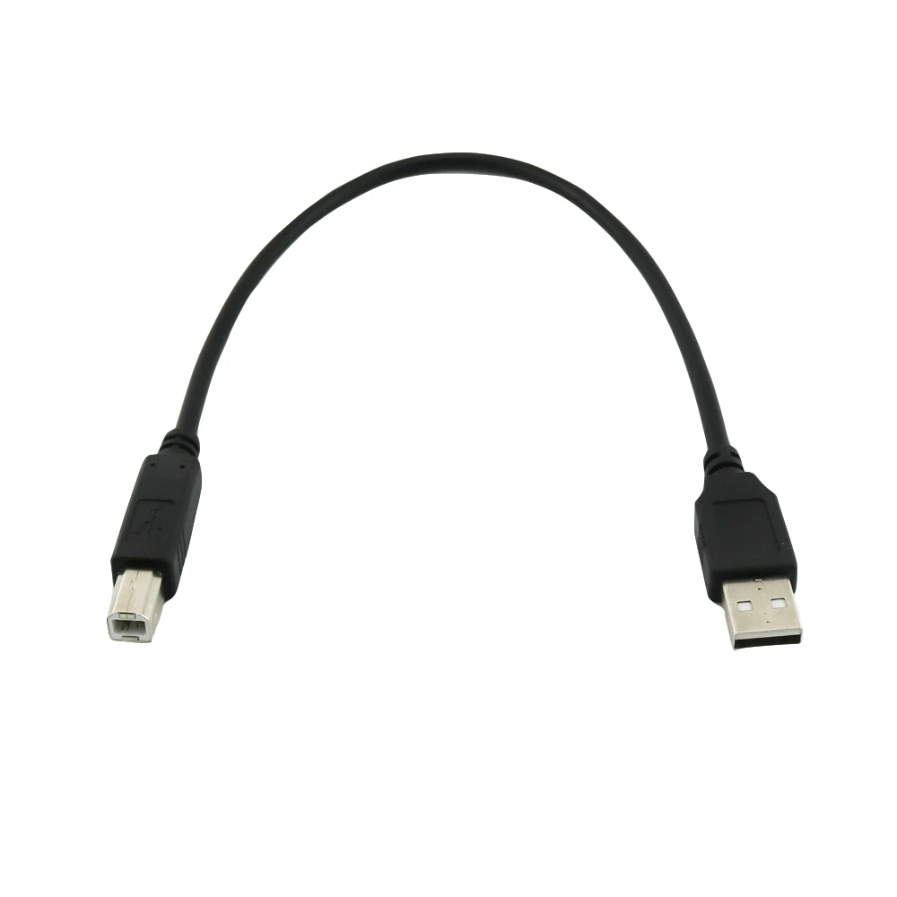 10 шт. кабель для принтера и сканера 30 см/1 фут USB 2 0 Type A папа B папа|Кабели передачи