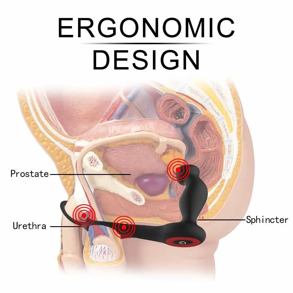 Вибраторы с кольцом и шариком пульт дистанционного управления 10 режимов