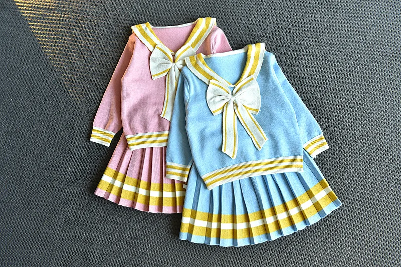 2020 осень зимний костюм детскийдетская одеждаСвитер одежда для девочекверхний и