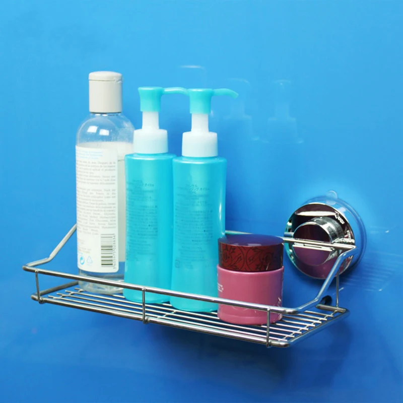 

Полка для ванной комнаты из нержавеющей стали под давлением, липкая косметика, неперфорированная настенная корзина для хранения 2020ing