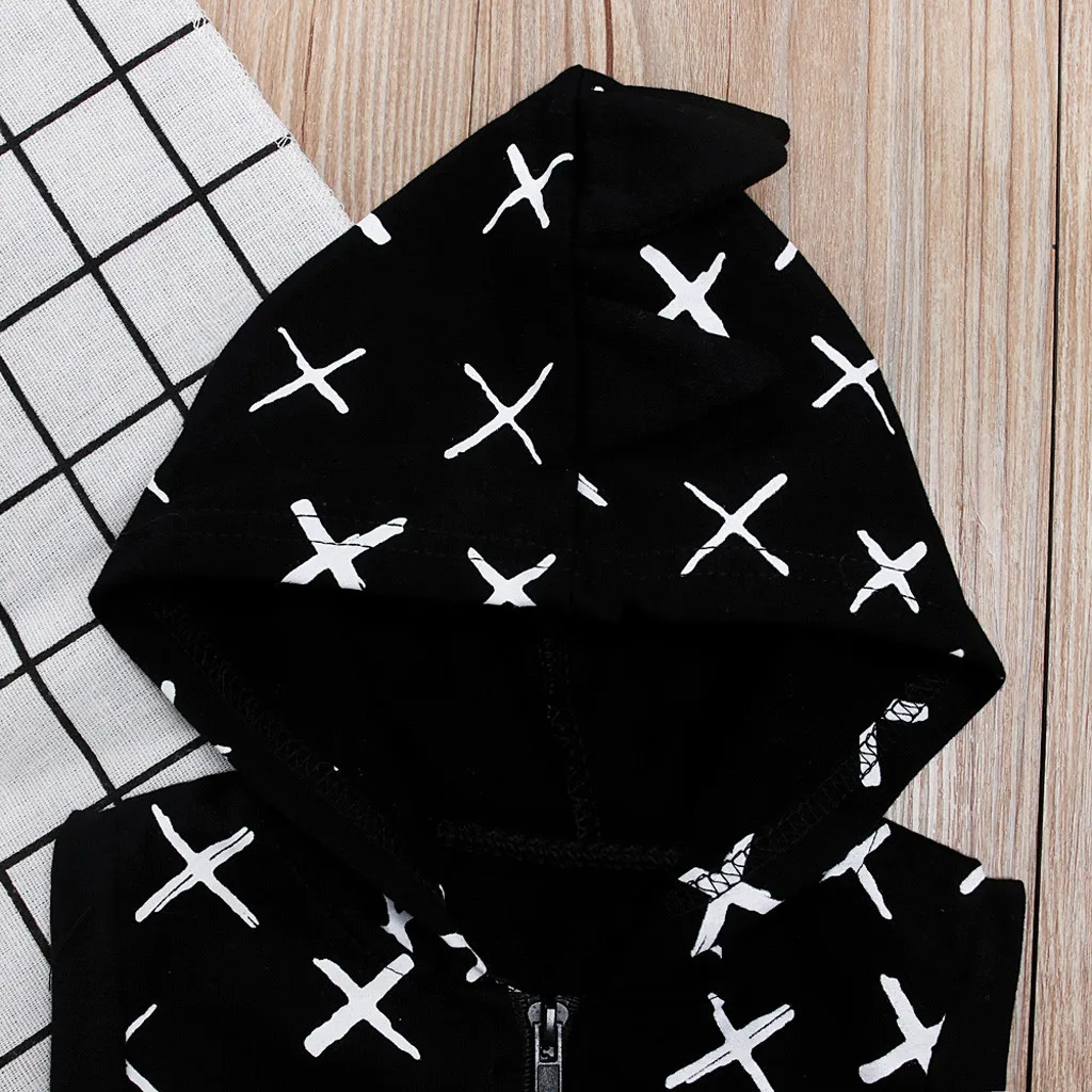 Жилет без рукавов для мальчиков малышей детей с капюшоном толстовки блузка