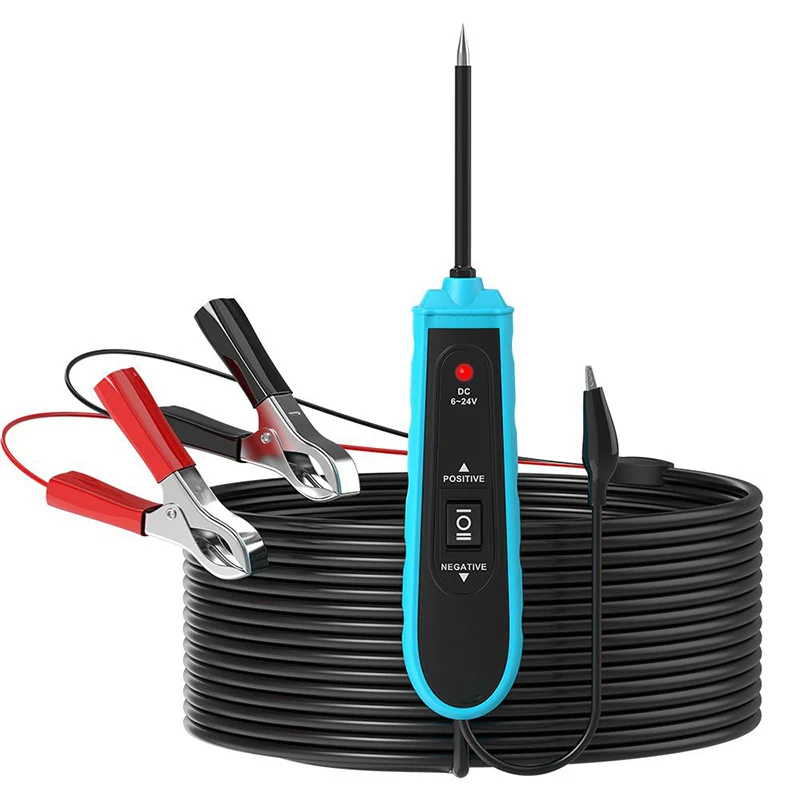 

Automotive multi-tester Electric Circuit Tester Digital Car Battery Tester Power Probe 6-24 Volts Digital Tester Diagnostic Pen