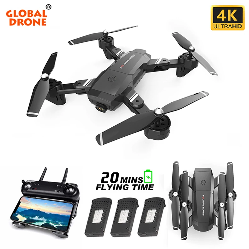 4K Квадрокоптер складной Дрон с двойной камерой WiFi оптический поток FPV X PRO VS E58 E520