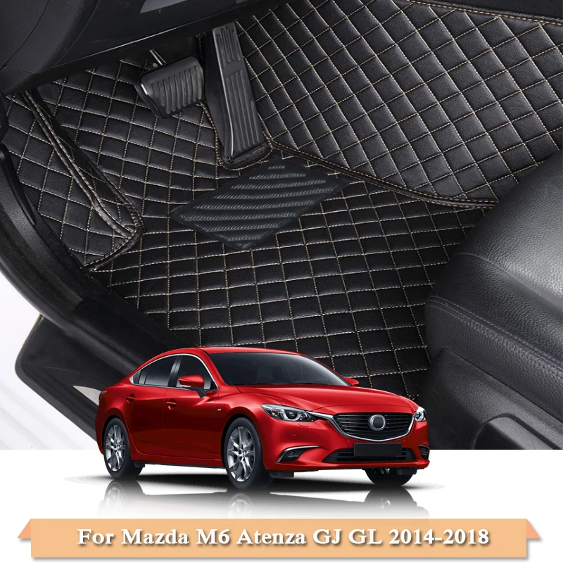 Полиуретановый автомобильный коврик для Mazda 3 Axela BM Sedan- M6 Atenza GJ GL 14-18 CX-3 15-19 5 мест LHD Автомобильный коврик для ног