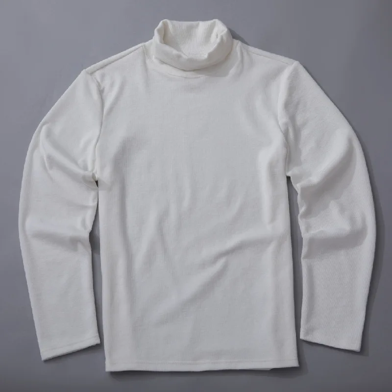 Осенний серый свитер с высоким воротником для мальчиков повседневная