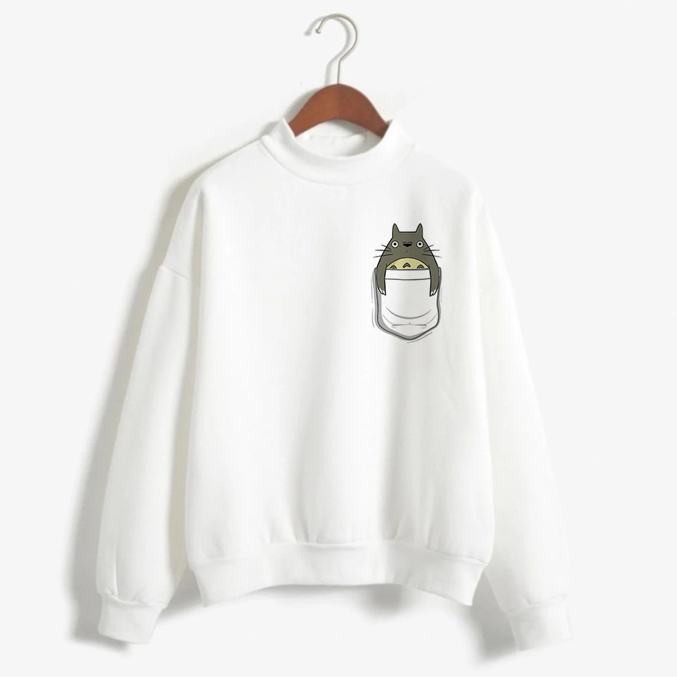 Totoro Studio Ghibli Kawaii Harajuku Толстовка для женщин Ullzang милый забавный мультфильм Новый